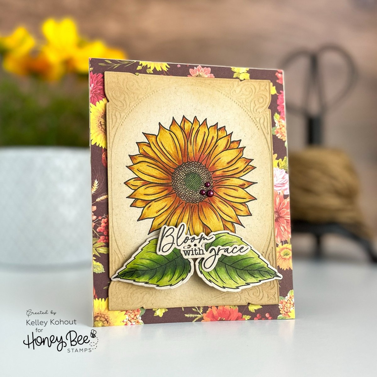 Bloom With Grace - Honey Cuts - Coordinating Dies - Honey Bee Stamps