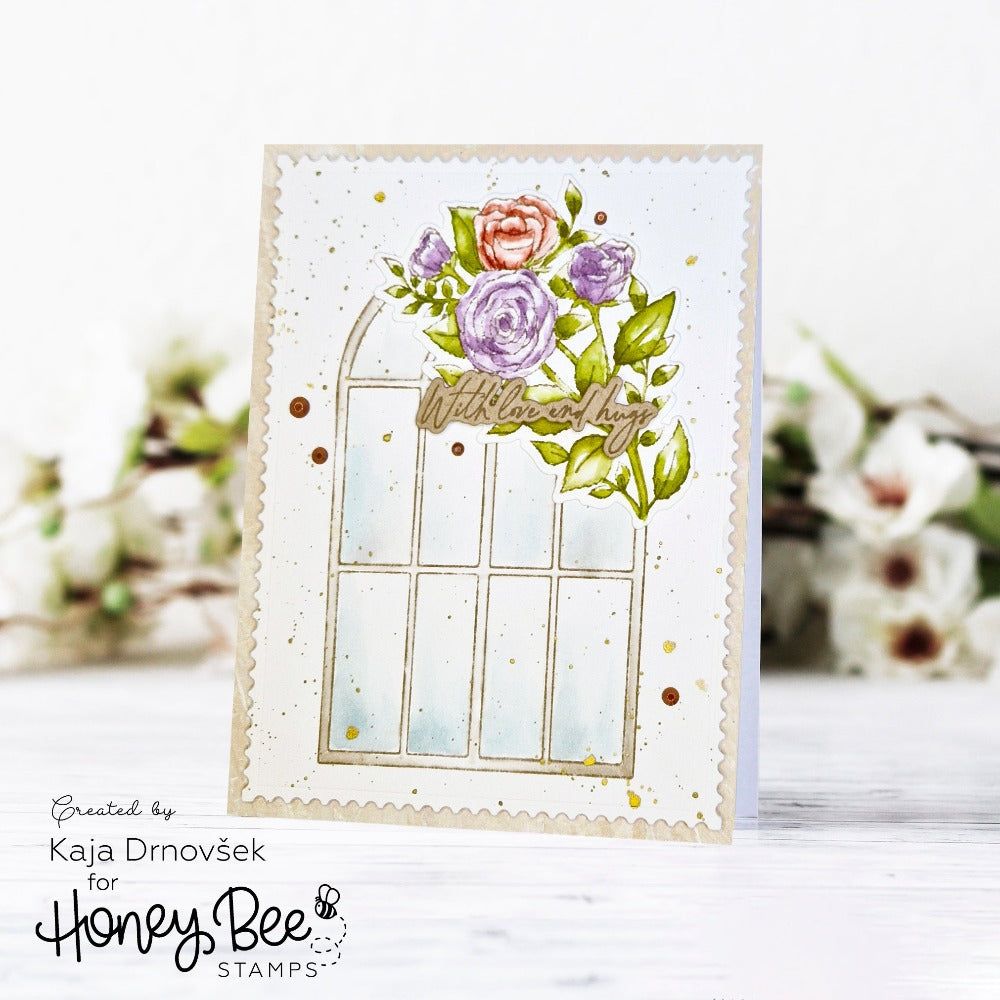 Blooming View - Honey Cuts - Coordinating Dies - Retiring - Honey Bee Stamps