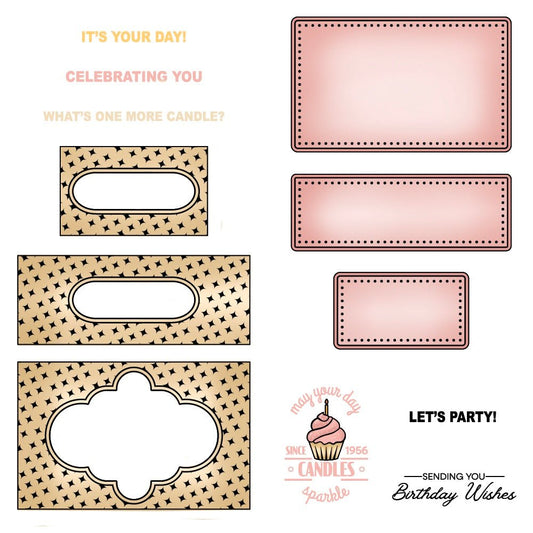 Celebration VGCB Add - On - 6x8 Photopolymer Stamp Set - Retiring - Honey Bee Stamps