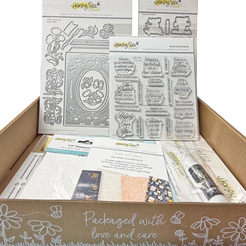 Chapter And Charm May Cardmaking Kit - Exclusive And Limited Edition! - Honey Bee Stamps