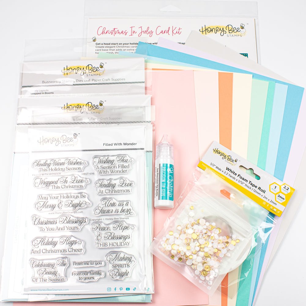Christmas In July Cardmaking Kit - Limited Edition! - Honey Bee Stamps