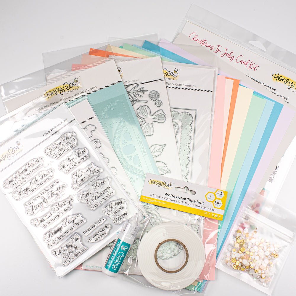Christmas In July Cardmaking Kit - Limited Edition! - Honey Bee Stamps