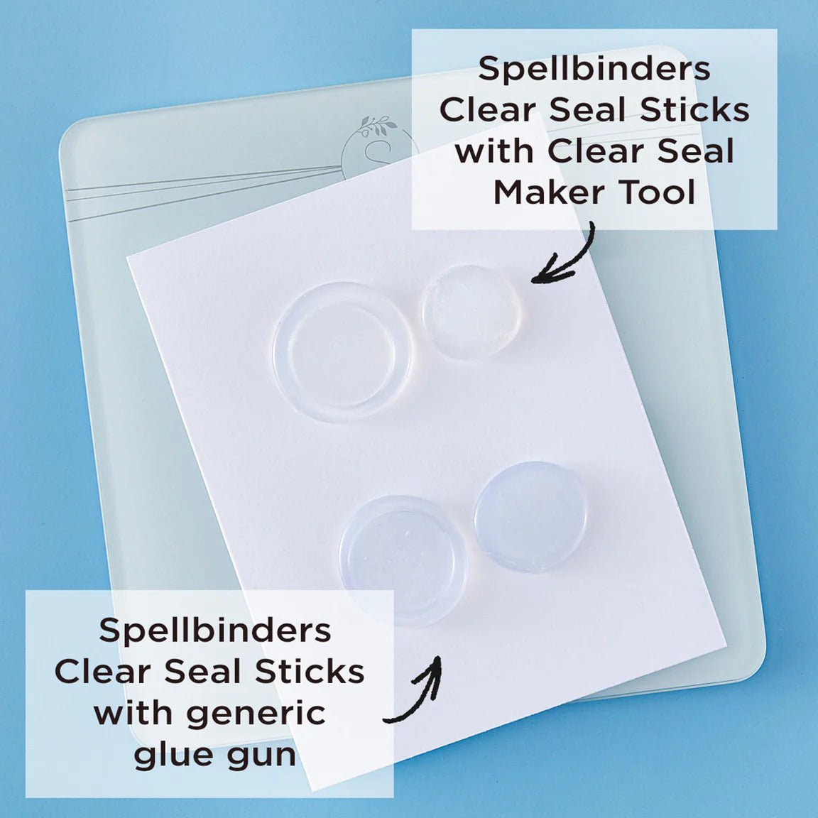 Clear Wax Seal Sticks from the Clear Seal Maker Tool Collection by Spellbinders - Honey Bee Stamps