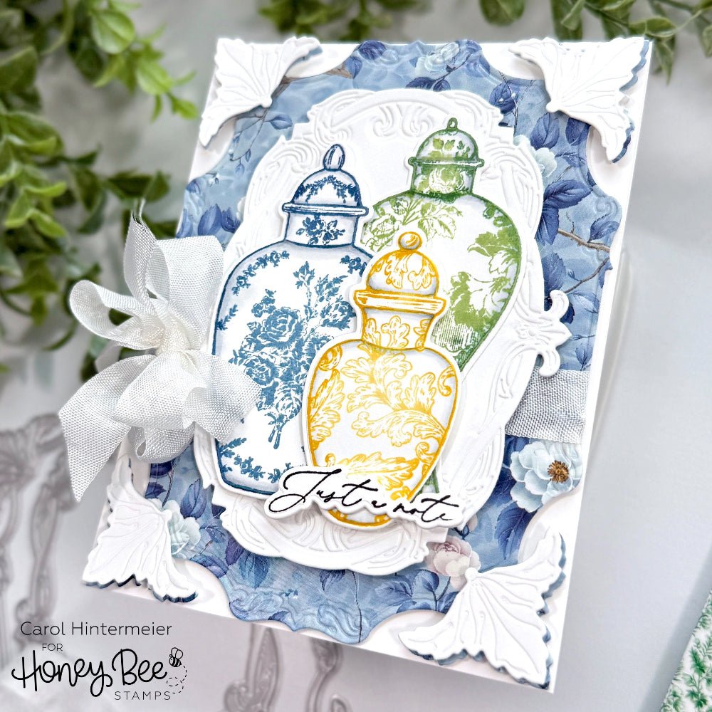 Cottage Countryside Paper Pad 6x8.5 - 24 Double - Sided Sheets - Honey Bee Stamps