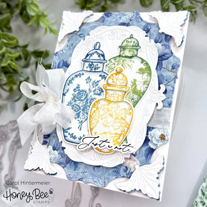 Cottage Countryside Paper Pad 6x8.5 - 24 Double - Sided Sheets - Honey Bee Stamps