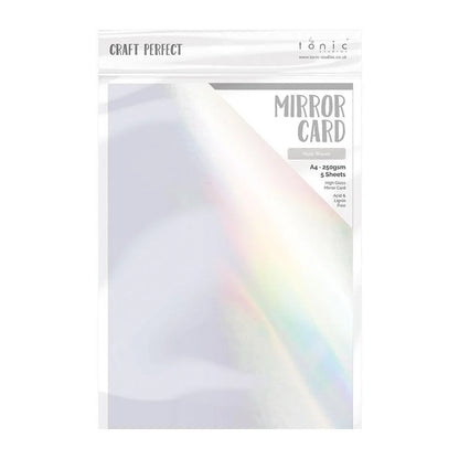 Craft Perfect Mirror Card - A4 Size - 5 Sheets - Holo Waves - Honey Bee Stamps