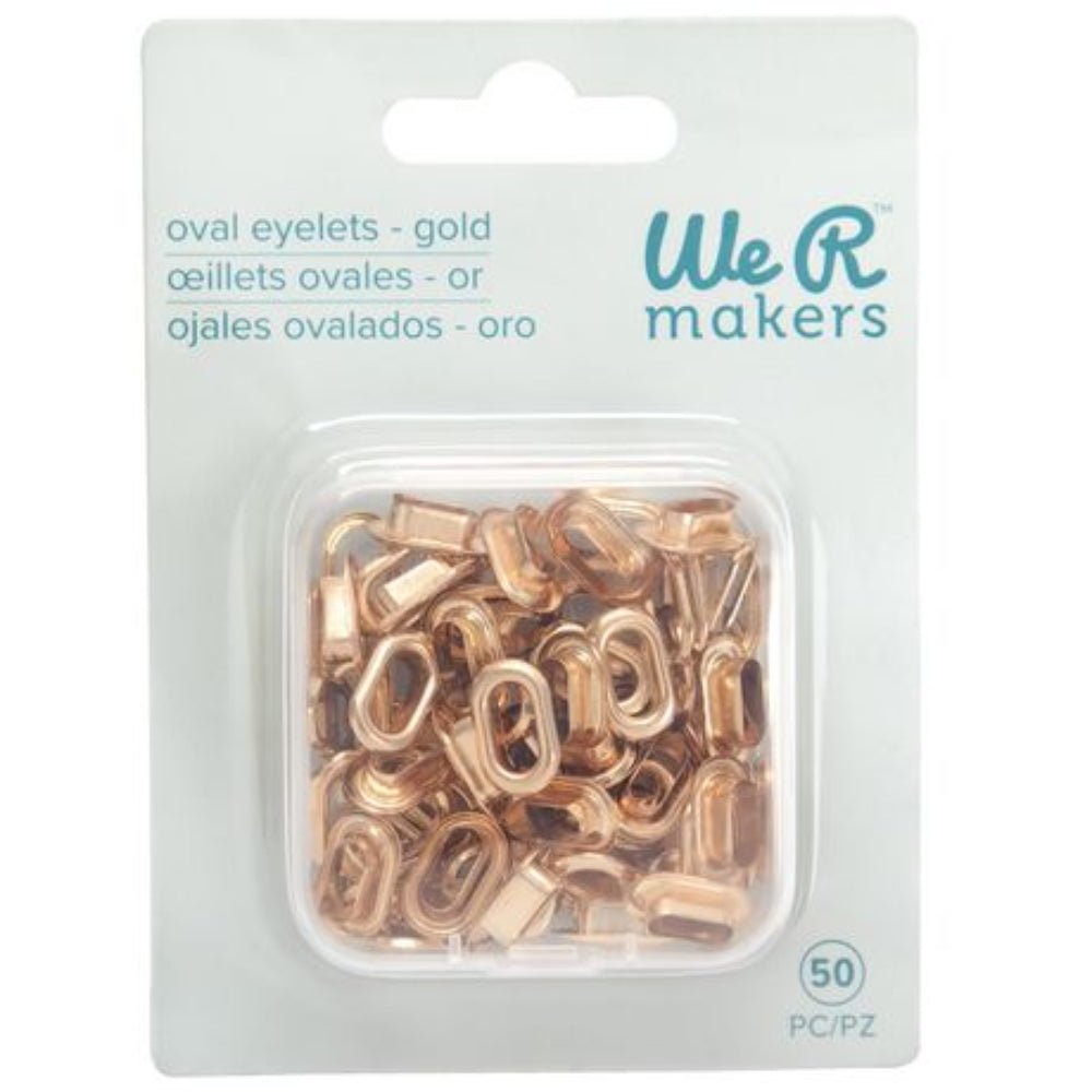 Crop - A - Dile Oval Eyelets - Gold - Honey Bee Stamps