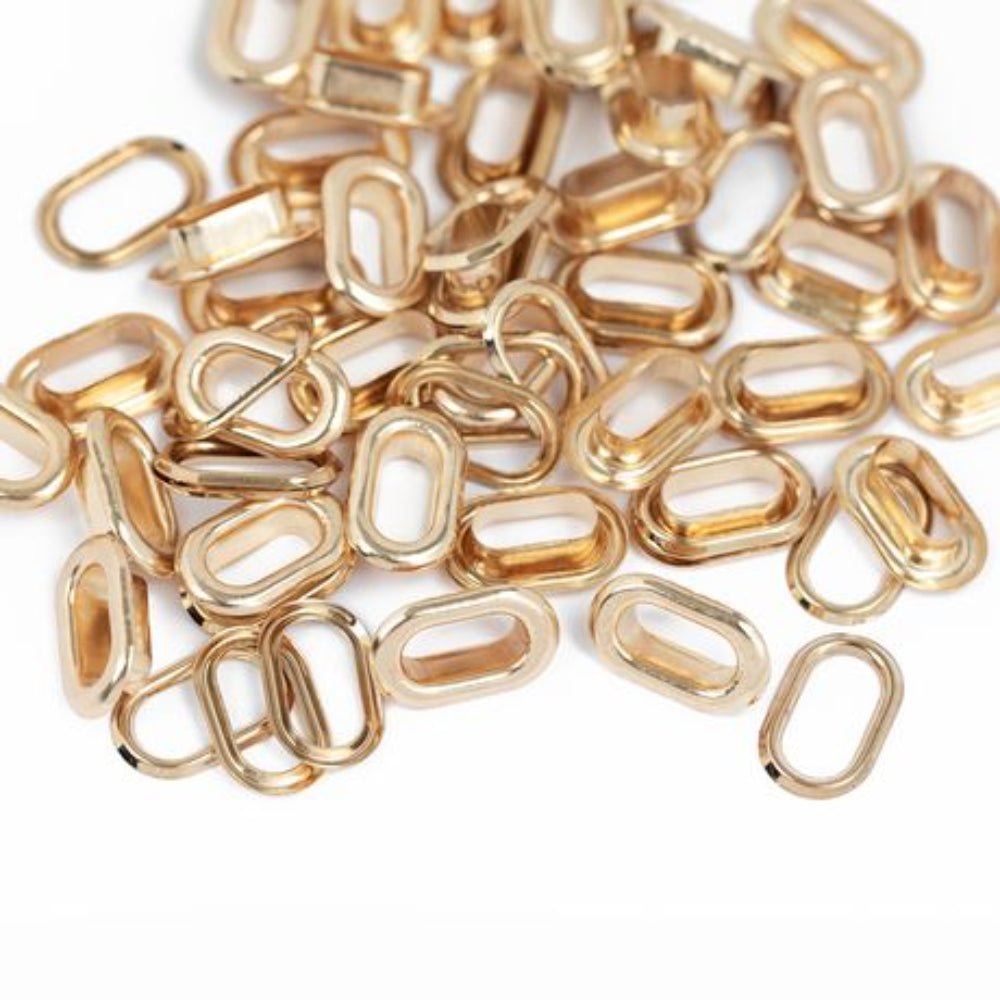 Crop - A - Dile Oval Eyelets - Gold - Honey Bee Stamps