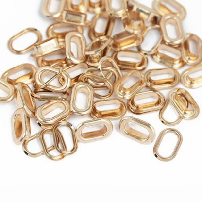 Crop - A - Dile Oval Eyelets - Gold - Honey Bee Stamps