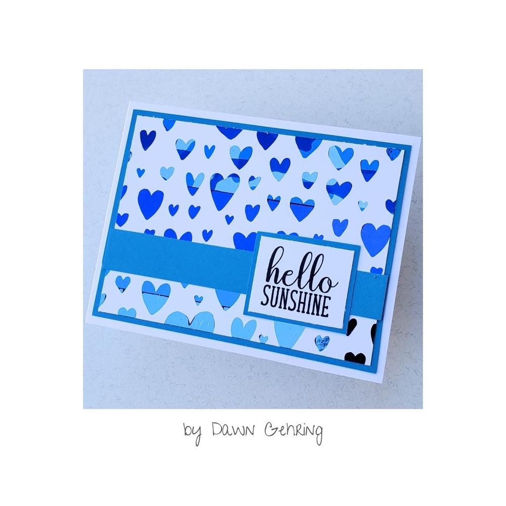 Deco Foil Color Of Harmony Transfer Foils - Shades Of Blue 20 pc - Honey Bee Stamps