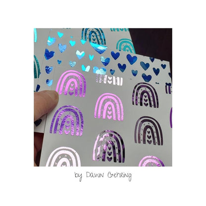 Deco Foil Color Of Harmony Transfer Foils - Shades Of Pink 20 pc - Honey Bee Stamps