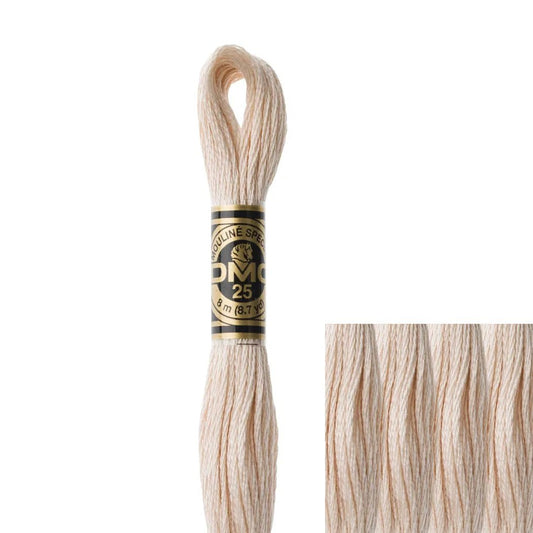 DMC Embroidery Floss, 6 - Strand - Beige Brown Ultra Very Light 543 - Honey Bee Stamps