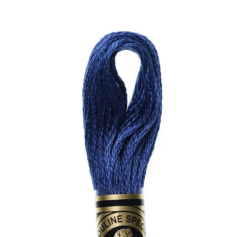 DMC Embroidery Floss, 6-Strand - Blue Very Dark 824 - Honey Bee Stamps