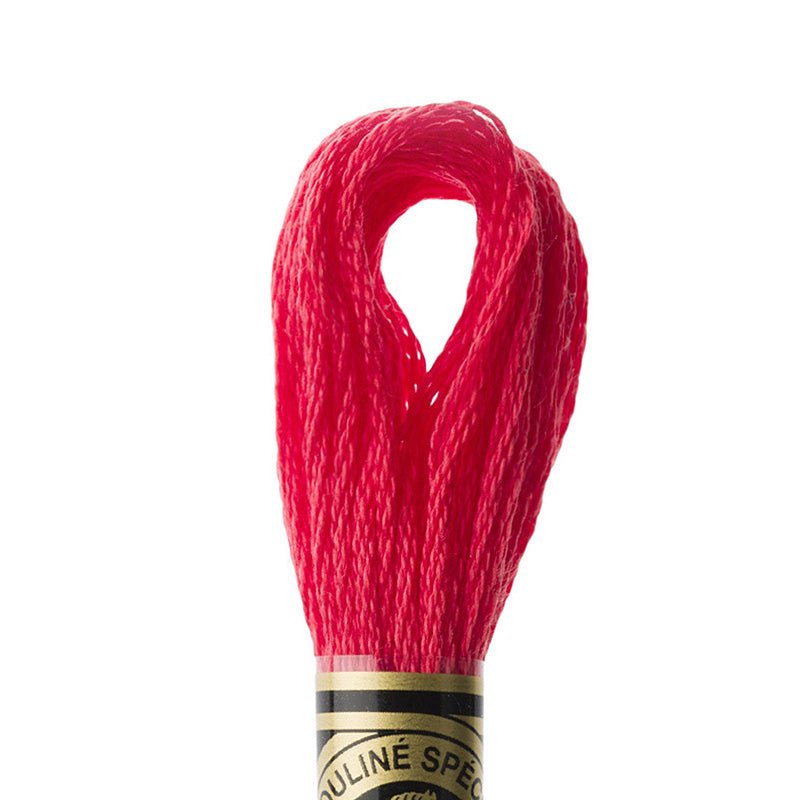 DMC Embroidery Floss, 6-Strand - Christmas Red Light 3801 - Honey Bee Stamps