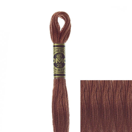 DMC Embroidery Floss, 6 - Strand - Desert Sand Ultra Very Dark 632 - Honey Bee Stamps