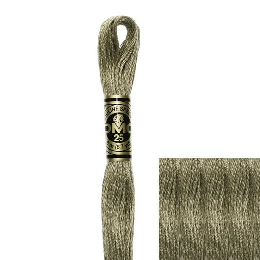 DMC Embroidery Floss, 6 - Strand - Mocha Brown Medium 3032 - Honey Bee Stamps