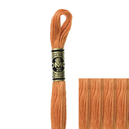 DMC Embroidery Floss, 6 - Strand - Orange Spice Medium 721 - Honey Bee Stamps