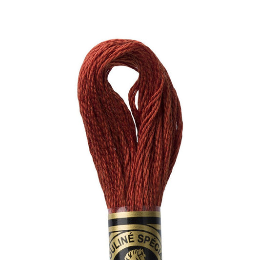 DMC Embroidery Floss, 6 - Strand - Red Copper Dark 918 - Honey Bee Stamps