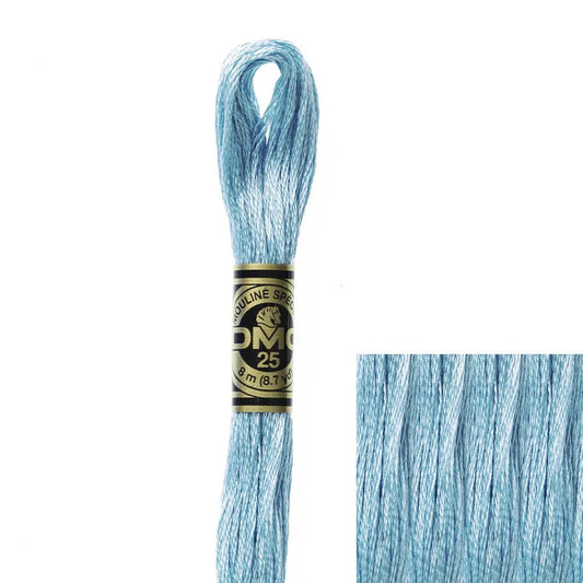 DMC Embroidery Floss, 6 - Strand - Sky Blue 519 - Honey Bee Stamps