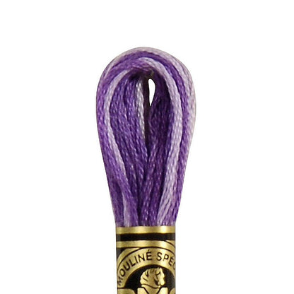 DMC Embroidery Floss, 6 - Strand - Variegated Purple 52 - Honey Bee Stamps