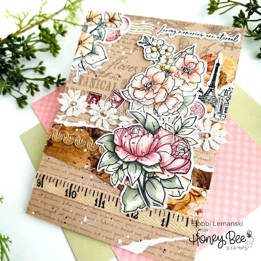 Eternal Love - 6x6 Photopolymer Stamp Set - Retiring - Honey Bee Stamps