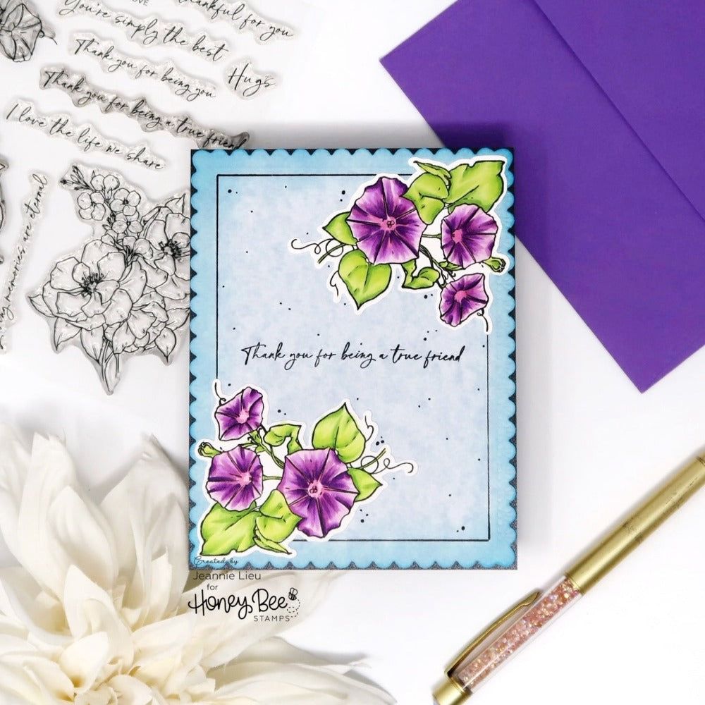 Eternal Love - 6x6 Photopolymer Stamp Set - Retiring - Honey Bee Stamps