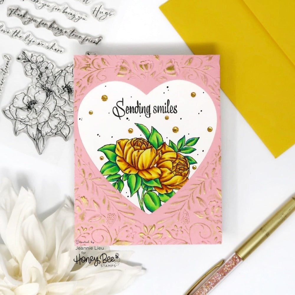 Eternal Love - 6x6 Photopolymer Stamp Set - Retiring - Honey Bee Stamps