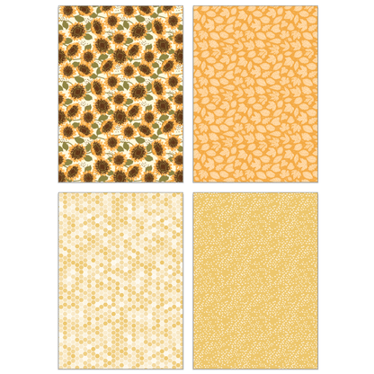 Fall Is In The Air Paper Pad 6x8.5 - 24 Double - Sided Sheets - Honey Bee Stamps
