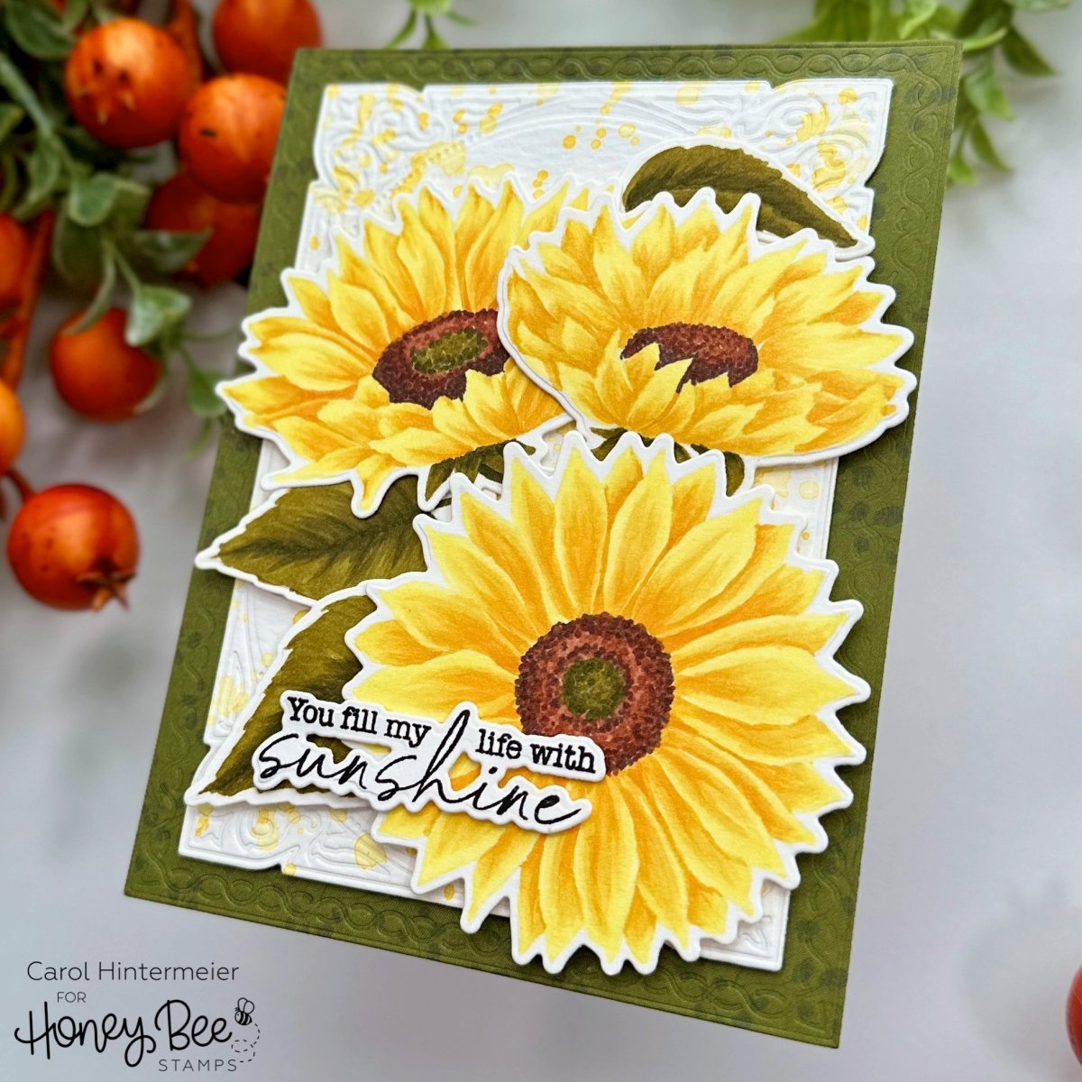 Fall Is In The Air Paper Pad 6x8.5 - 24 Double - Sided Sheets - Honey Bee Stamps
