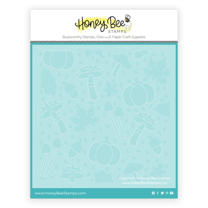 Forest Floor - Set of 6 - 6"x6" Background Stencils - Honey Bee Stamps