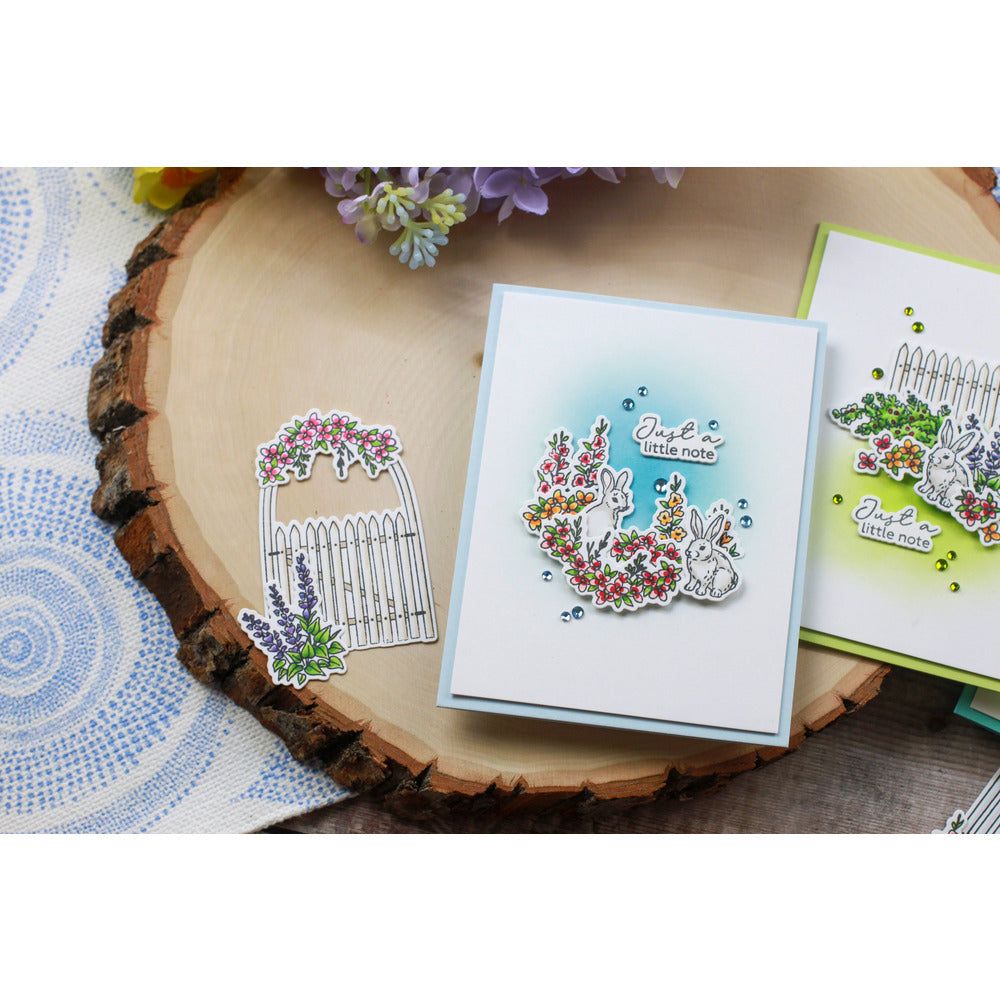 Garden Gate - 6x6 Photopolymer Stamp Set - Honey Bee Stamps