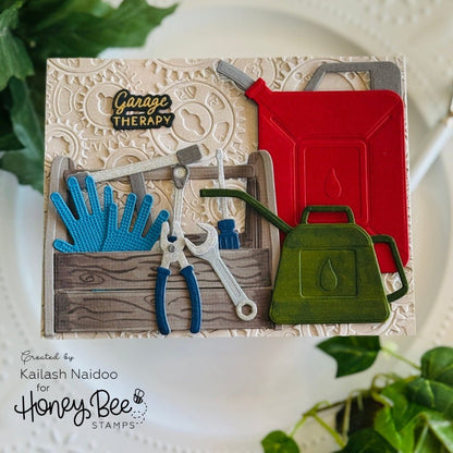 Gears - 3D Embossing Folder - Honey Bee Stamps