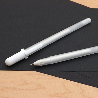 Gelly Roll Souffle Opaque Puffy Ink Pens 2/Pkg - Super Opaque White Gel Pens - Honey Bee Stamps