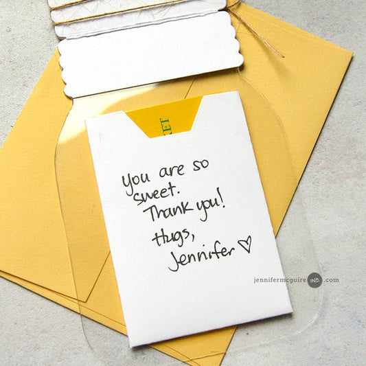 Gift Card Pocket - Honey Cuts - Stand - Alone Dies - Retiring - Honey Bee Stamps