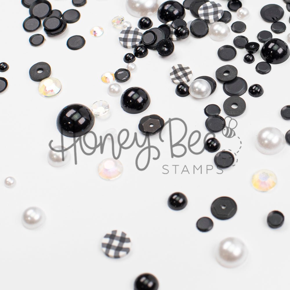 Gingham Glam - Sequin, Confetti and Pearl Mix - Honey Bee Stamps