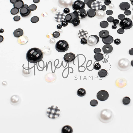 Gingham Glam - Sequin, Confetti and Pearl Mix - Honey Bee Stamps