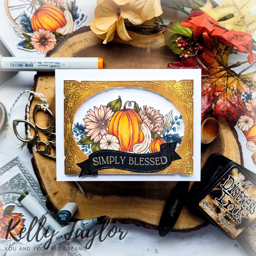 Grateful Gatherings - 6x8 Photopolymer Stamp Set - Honey Bee Stamps