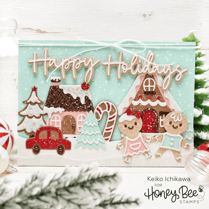 Great Greetings: Holiday - Honey Cuts - Stand - Alone Dies - Honey Bee Stamps