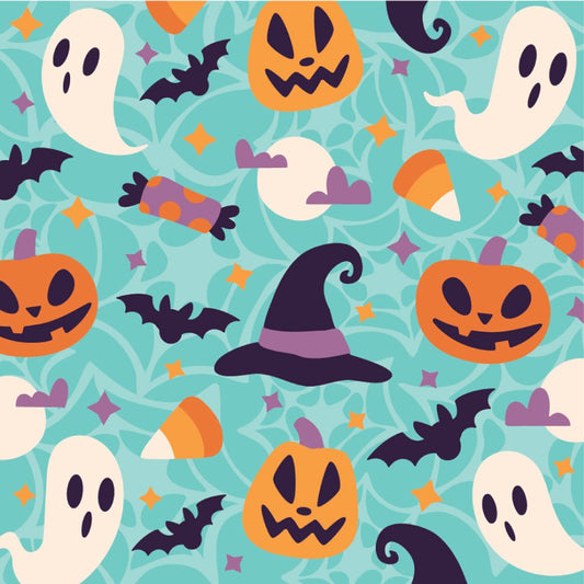 Happy Haunting - Set of 6 - 6"x6" Background Stencils - Honey Bee Stamps