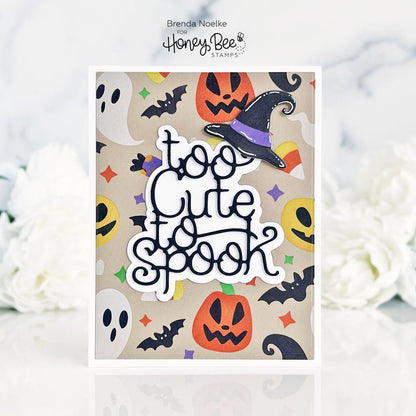Happy Haunting - Set of 6 - 6"x6" Background Stencils - Honey Bee Stamps