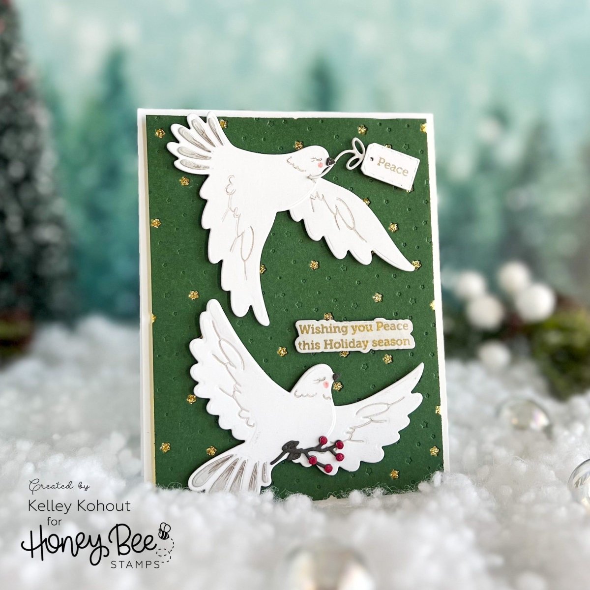 Heart Be Light - 4x5 Photopolymer Stamp Set - Honey Bee Stamps