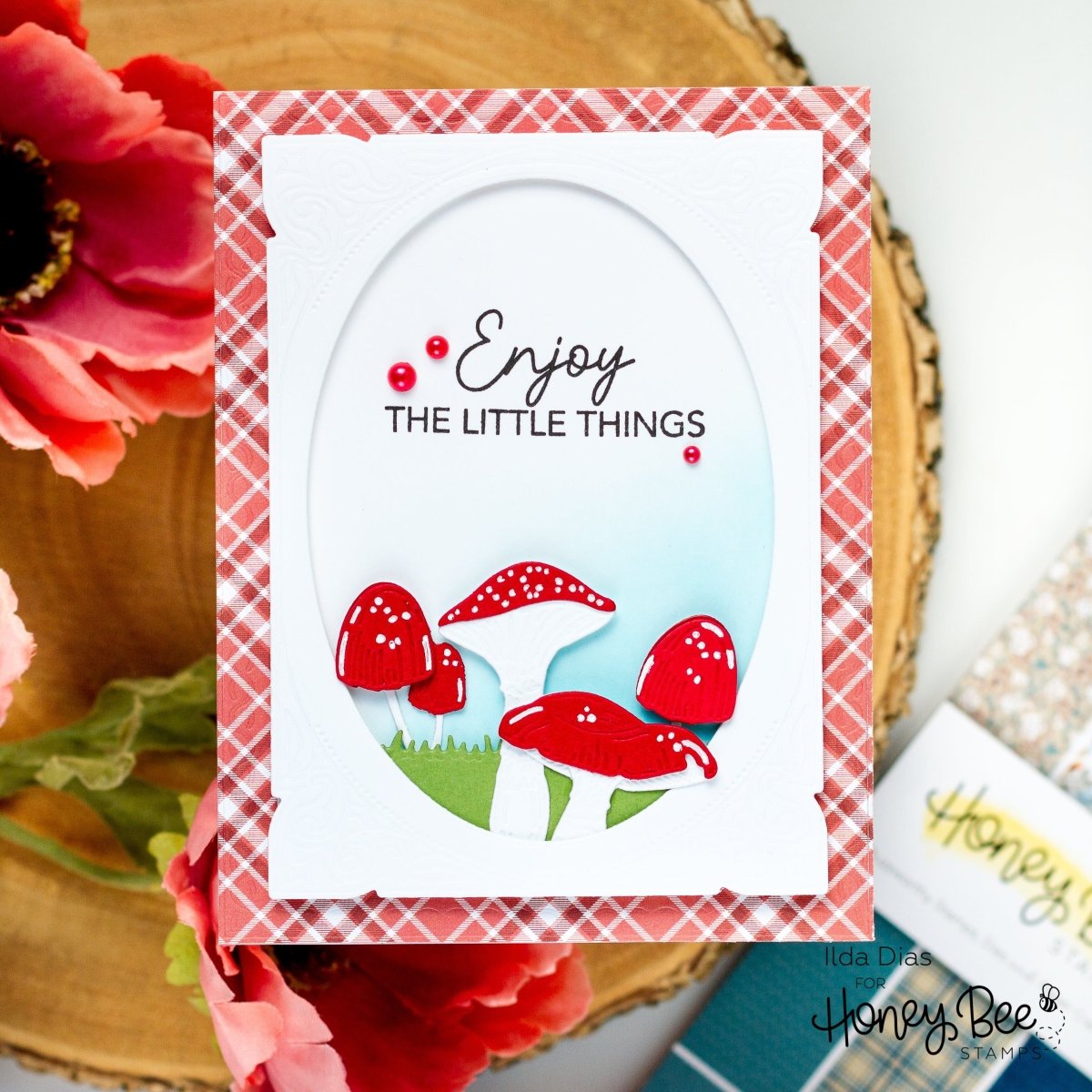 Heartfelt Hello - 6x6 Photopolymer Stamp Set - Honey Bee Stamps