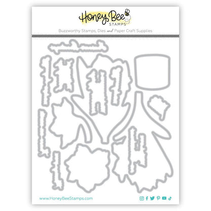 Holiday Blooms - Honey Cuts - Coordinating Dies - Retiring - Honey Bee Stamps