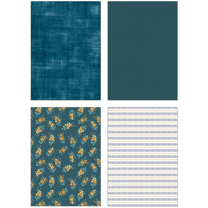Homestead Harvest Paper Pad 6x8.5 - 24 Double - Sided Sheets - Honey Bee Stamps