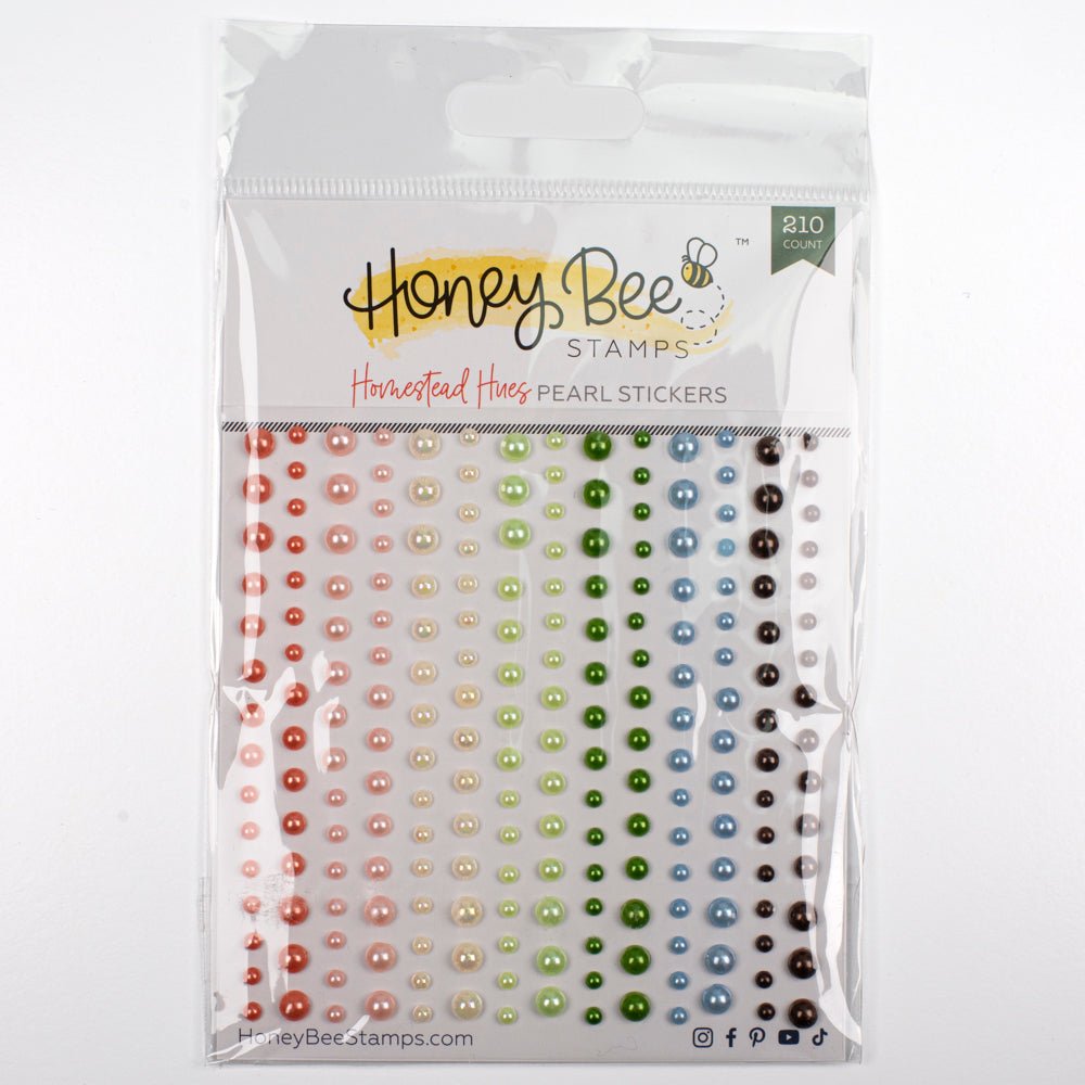 Homestead Hues - Pearl Stickers - 210 Count - Honey Bee Stamps