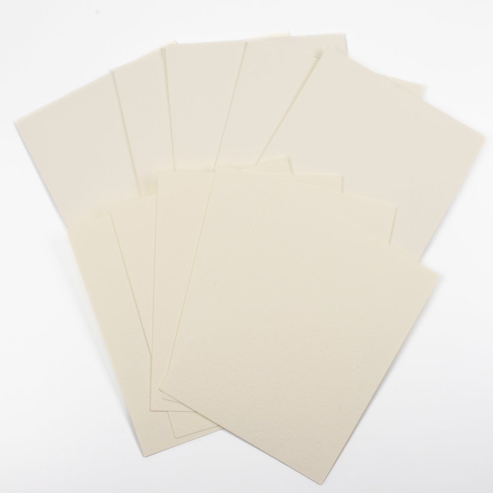 Honey Bee A2 Card Panels and Envelopes Set Of 5 - Almond - Honey Bee Stamps