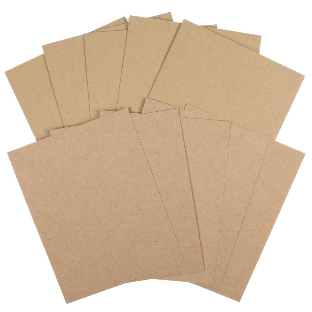 Honey Bee A2 Card Panels and Envelopes Set Of 5 - Classic Kraft - Honey Bee Stamps