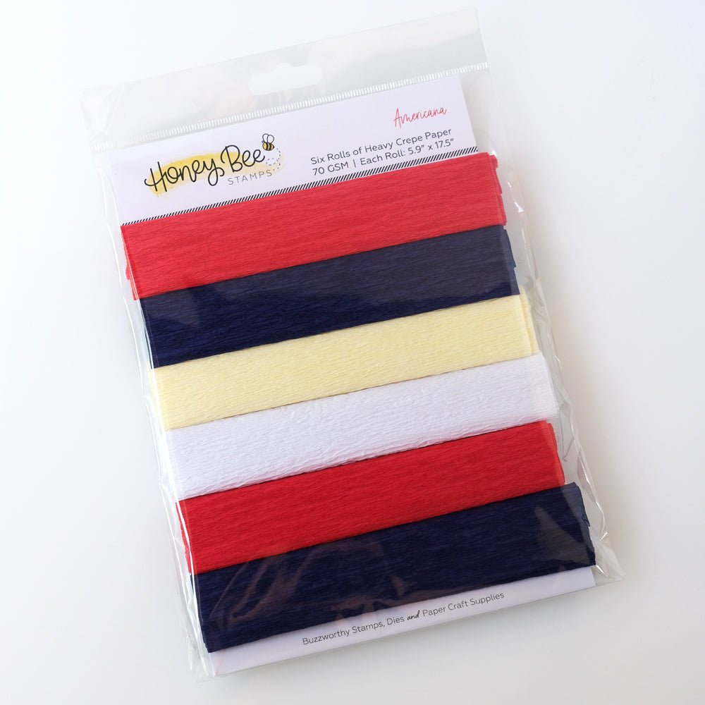 Honey Bee Heavy Crepe Paper - Americana - Retiring - Honey Bee Stamps