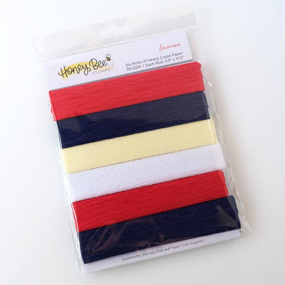 Honey Bee Heavy Crepe Paper - Americana - Retiring - Honey Bee Stamps