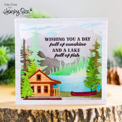 Hooked on You - 6x6 Photopolymer Stamp Set - Honey Bee Stamps